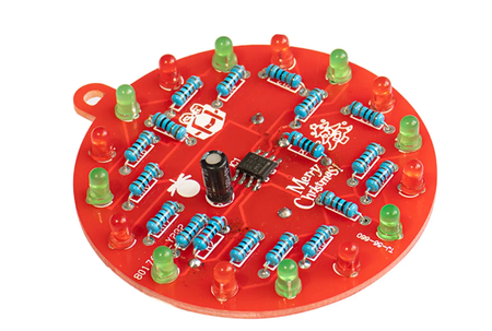 Choinka 3D LED RGB DIY + Bombka DIY Zestaw do nauki lutowania