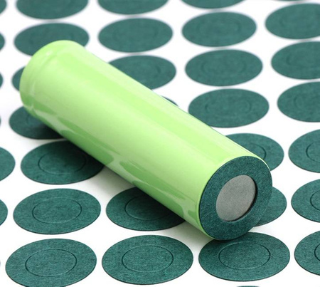 Podkładka z otworami izolująca na 1 akumulator 18650 10 szt.