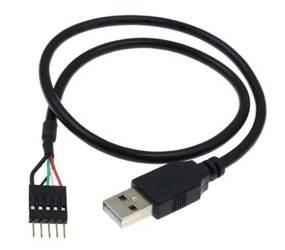Kabel USB A z wtykiem 1x5 2.54mm długość 30cm
