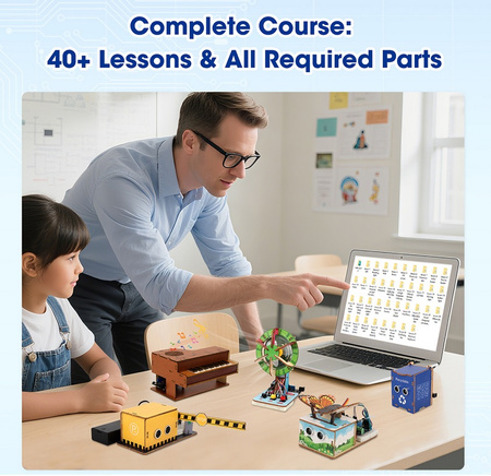 Zestaw startowy ESP32 WiFi Bluetooth ACEBOTT STEM QE200 nauka IoT Arduino