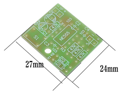 Elektroniczny dzwonek ding dong NE555 DIY KIT