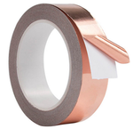 Taśma miedziana EMI z klejem 30mm 25u samoprzylepna 30m