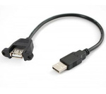 Adapter Gniazdo USB A do obudowy z przewodem 50cm