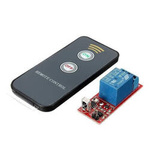 Moduł przekaźnika 12V z pilotem IR