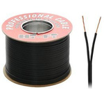 Przewód głośnikowy SMYp 2 x 0.35 czarny 