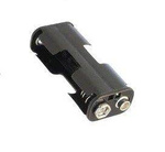 Koszyk uchwyt na baterie 2xAA R6 na klips 6F22