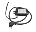 Przetwornica napięcia obniżająca napięcie 12V  5V 3A wtyk USB-C kątowy