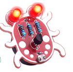 SKARABEUSZ elektroniczny LED DIY KIT  nauka lutowania