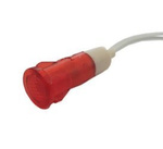  Kontrolka LED 11.5mm 12V czerwona zatrzask