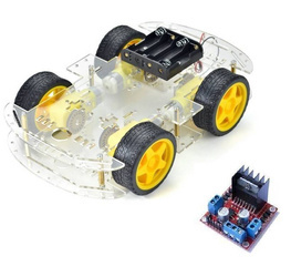 Platforma robota podwozie 4 silniki 4WD + sterownik