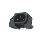 Gniazdo AC IEC męskie do druku PCB THT