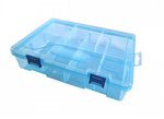 Organizer 8 przegródek 23x16x5.7cm niebieski
