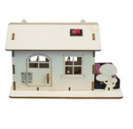 Domek drewniany do samodzielnego montażu DIY STEM