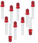 Dioda LED 3mm czerwona dyfuzyjna x 10szt