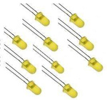 Dioda LED 3mm żółta dyfuzyjna x 10szt