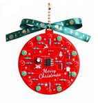 Bombka dekoracja na choinkę LED DIY  kolor zielona czerwona