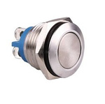 PBW-16BKS Przycisk wandaloodporny, monostabilny 2A 250V, klawisz płaski 