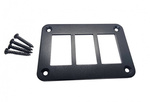 Ramka aluminiowa CARLING 98x68mm na 3 przełączniki