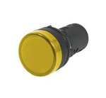  Kontrolka LED 28mm 24V AC/DC żółta