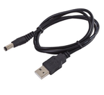 Kabel USB z wtykiem 2.1/5.5 l=120cm