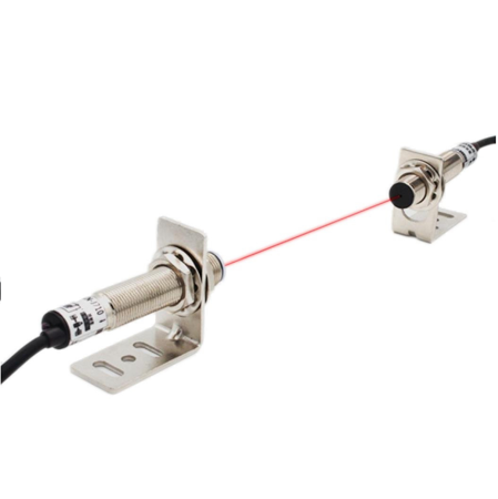  Fotokomórka laserowa E3F-20C1/20L nadajnik+odbiornik