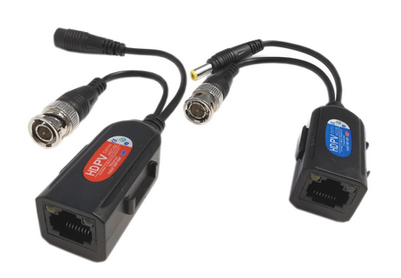 Konwerter pasywny BNC/DC-RJ45 "Video Balun"