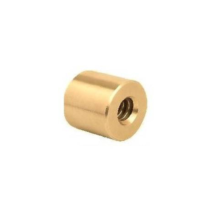 Nakrętka trapezowa cylindryczna 14x4  brąz 3D CNC