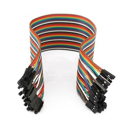 Przewody kable zworki żeńsko - żeński 40szt 30cm